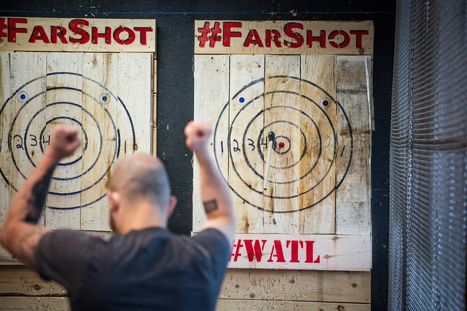 1-Hour Axe Throwing in Worcester - Safety briefing and your first throws: Starting off on solid ground