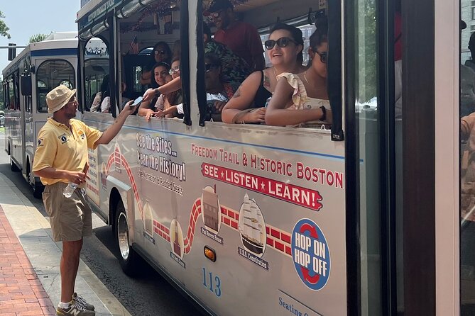1 or 2 Day HOP-ON & HOP-OFF Narrated Trolley Tour of Boston - Stop-by-stop guide: what to expect and how long to linger