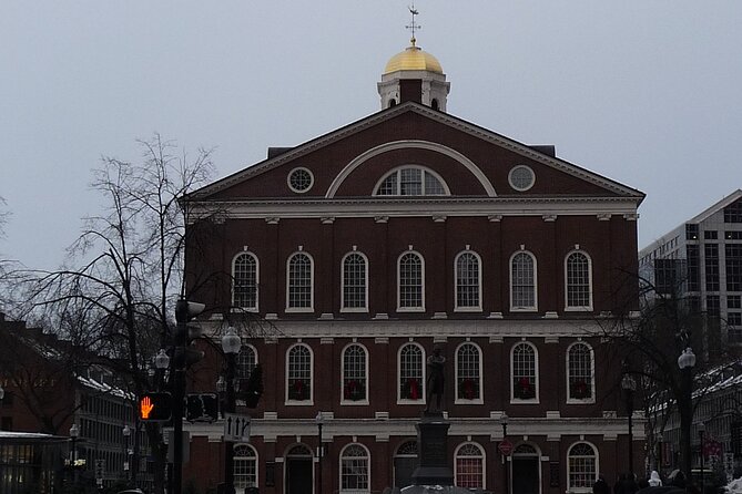 3-Hour Private "Cold Weather- Warm Van" Driving Tour of Boston - Beacon Hill and Old South Meeting House: Tea Party setting in the flesh