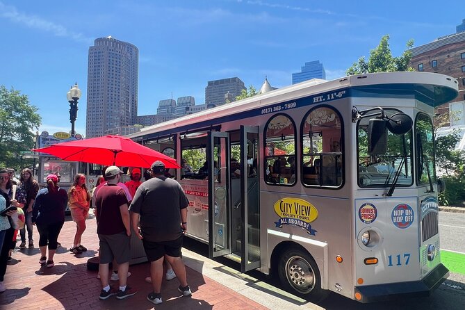 80-Minutes NON-STOP Trolley of Historic Boston and Freedom Trail - Freedom Trail Highlights from the Trolley Window