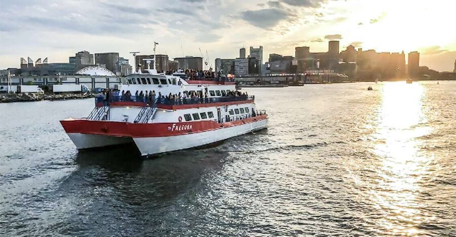 Boston: Boston Harbor Sunset Cruise - What the cruise route feels like on the water