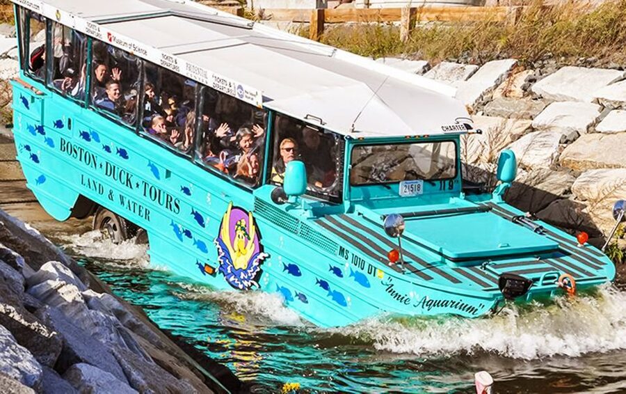 Boston Duck Tour: The Original and World-Famous - On land: State House to Boston Common and Copley Square