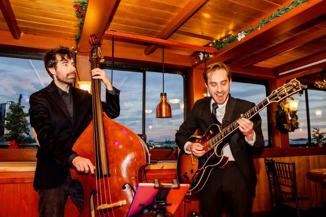 Boston Holiday Cocoa Cruise - Jazz band holiday energy, and when it turns into sing-alongs