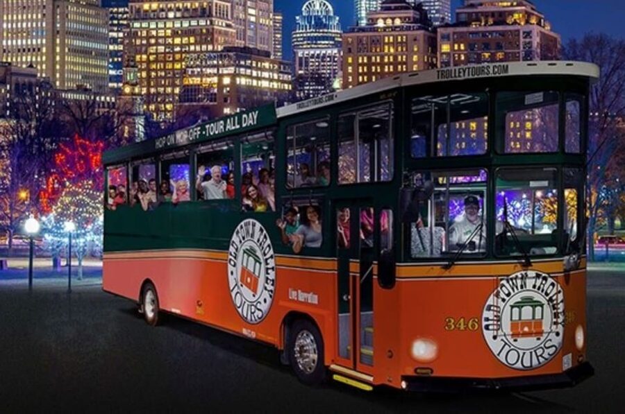 Boston: Holiday Sights and Festive Nights Trolley Tour - The One Stop That Counts: Boston Common Photos at Frog Pond