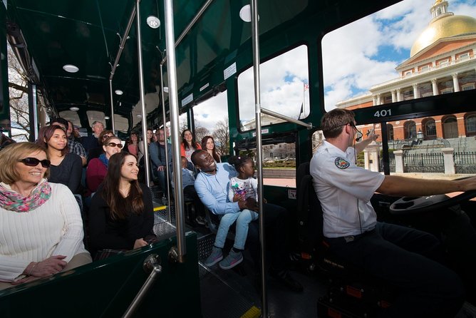Boston Hop-On Hop-Off Trolley Tour with 13 Stops - Start at 200 Atlantic Avenue, then ride the Green loop before switching