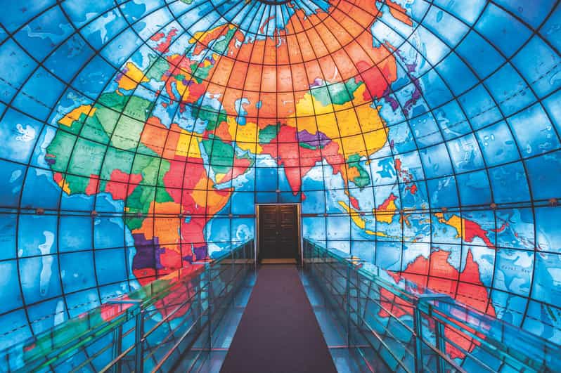 Boston: Mapparium® globe + How Do You See the World?™ - The on-site flow in about 20 minutes, plus how to use your time smartly