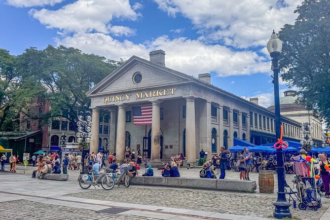 Boston's Revolutionary Path The Freedom Trail Tour - Quincy Market finish, food and street performers as your reward