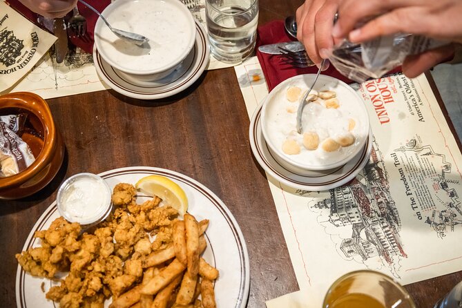 Boston Seafood & Freedom Trail Walking Tour - Quincy Market and Faneuil Hall: where the food hall meets liberty