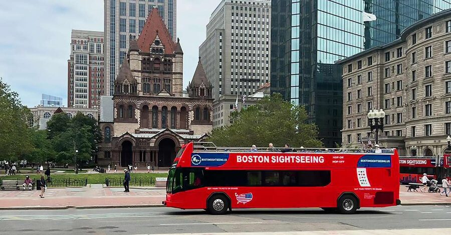 Boston Sightseeing: Single Ride Pass With Double-Decker Bus - A one-and-done Boston circuit from the Atlantic Ave docks