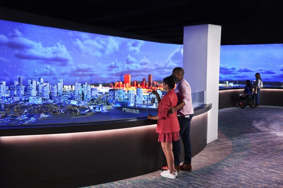 Boston: View Boston Observation Deck Entry Ticket - Boston 365 3D Model and Open Doors 270-Degree Neighborhood Theater