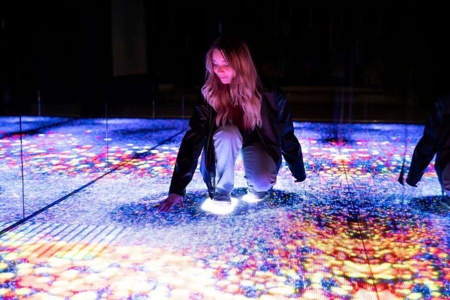 Boston: WNDR Museum Entry Ticket - Light Displays and Soundscapes: How the Tech Changes Your Body Language