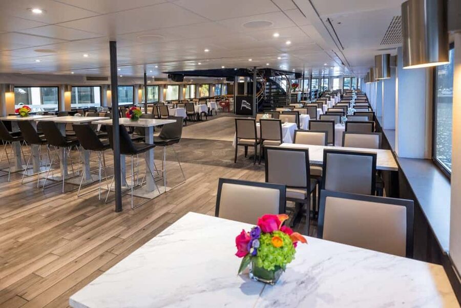 City Cruises Boston: Harbor Buffet Lunch or Dinner Cruise - The DJ, dancing, and games turn dinner into a mini night out