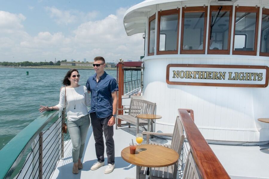 Downtown Boston Harbor Weekend Cruise with Brunch - Brunch buffet details, and what is actually worth hunting for