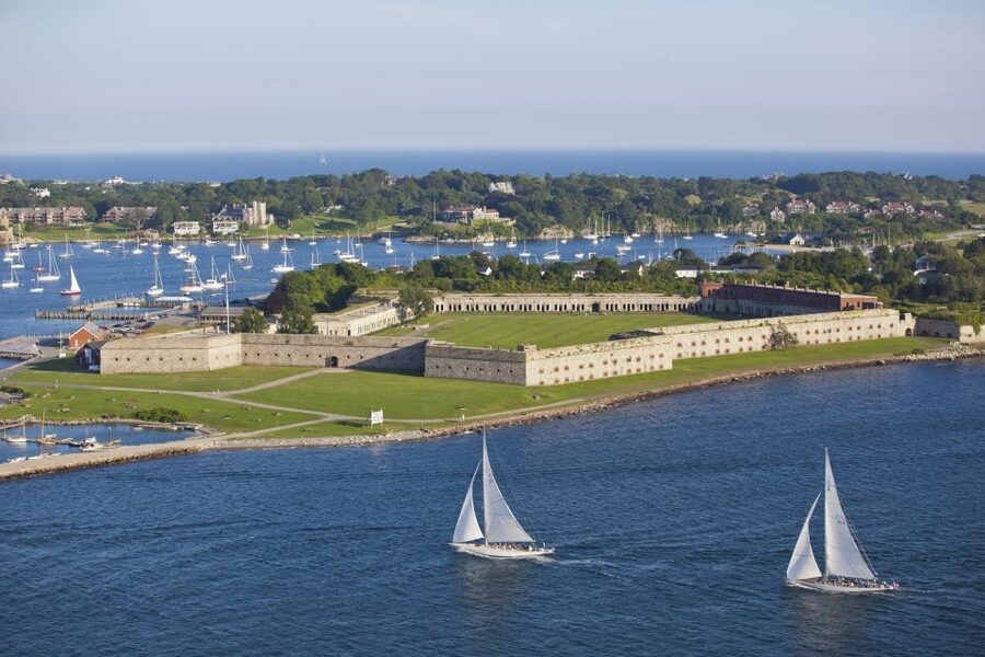From Boston: Newport Mansions Full-Day Trip - Newport by Bus: JFK Wedding Church and the Old Synagogue Stop