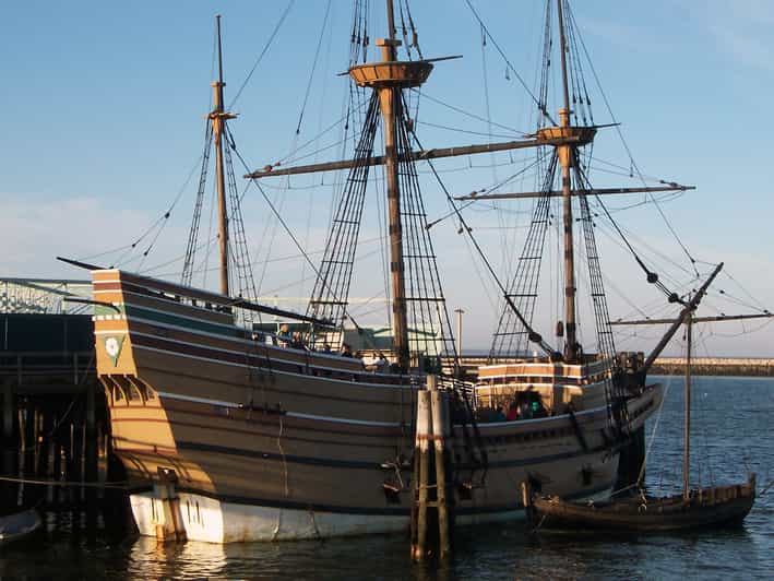 From Boston: Quincy, Plymouth, and Mayflower II Day Trip - A single bus day that connects Adams, the coast, and 1620 Plymouth