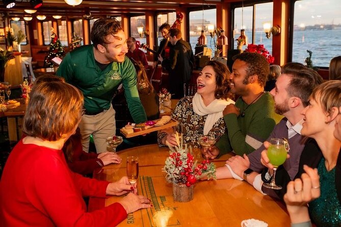 Holiday Sunset Cruise in Boston Harbor - On-board bar, hot cocoa vibes, and what you should budget