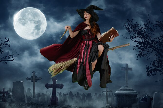 Magick Broom Costume Photography - Green Screen Technology - Picking your vibe: Celestial Moon, Magick Avenue, Dark Side