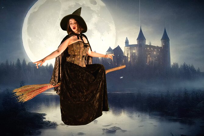 Magick Broom Costume Photography - Green Screen Technology - Digital delivery: your keepsake after you leave Salem