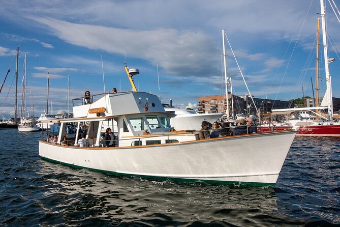 Morning Mimosa Cruise with Gansett Cruises in Newport, RI - The boat experience, restored 1969 charm and comfort