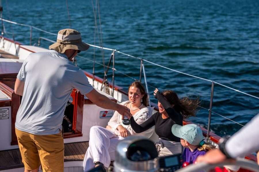 Newport: Day Sailing and Sightseeing Boat Tour on a Schooner - The main sights: bridge, lighthouse, and mansion-lined shoreline