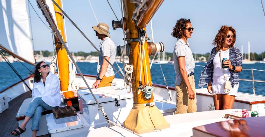 Newport: Sunset Sail on Schooner Madeleine - Crew Stories You’ll Actually Remember Afterward