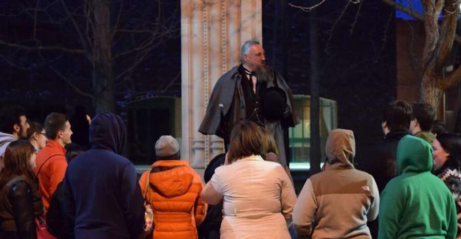 Salem Night Tour: Haunt and History Guided Night Tour - Witch Trials Memorial and Old Town Hall, First Stop for Context