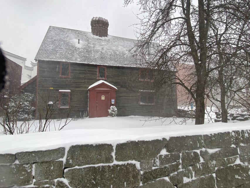Salem: Specters and Apparitions Ghost Hunting Tour - Old Salem Jail Lot: photo stop and first investigation setup