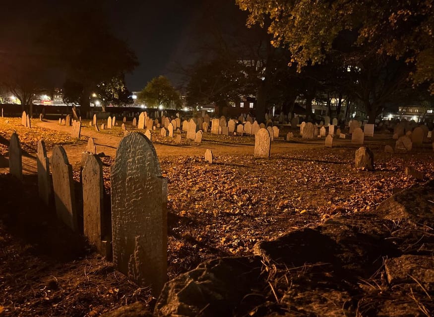 Salem: Specters and Apparitions Ghost Hunting Tour - Howard Street Cemetery: outside views, guided context, and possible anomalies