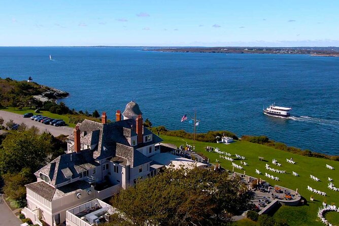 Scenic Bay Cruise of Narragansett Bay from Newport - Getting aboard at Bowen’s Wharf: salon comfort vs top-deck views