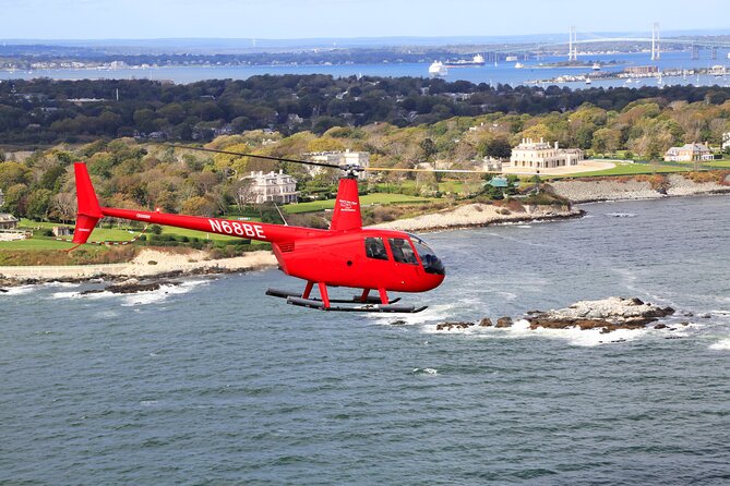 Scenic Tour of Newport, RI By Helicopter - 3 person Mansion Tour - Quick highlights (the parts you will remember)