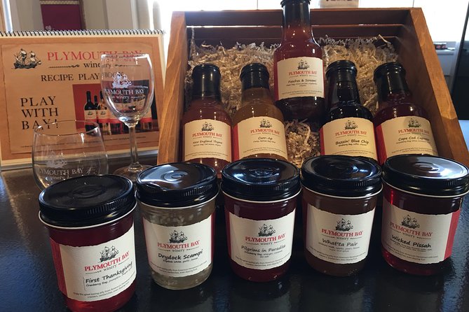 Wine and Wine Jelly-Sauce Tasting on Plymouth Bay - Key things to know before you go