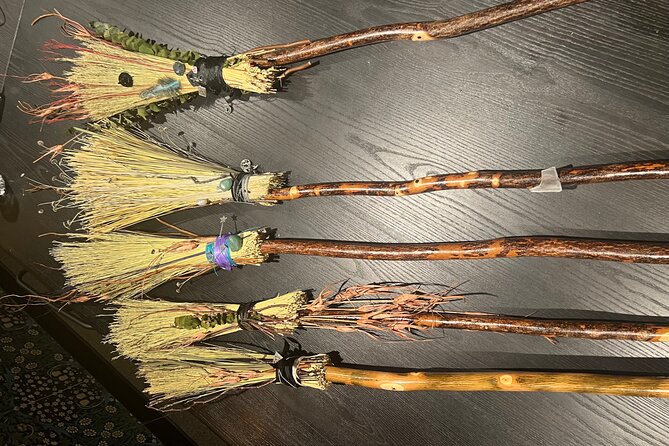 Witch City Broom Making Workshop in Salem - What you take home, how to carry it, and shipping reality