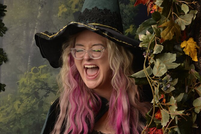 Witch Costume Photo Shoot - Olde Salem Village theatrical set - The 45-Minute Flow: Styled, Posed, Revealed