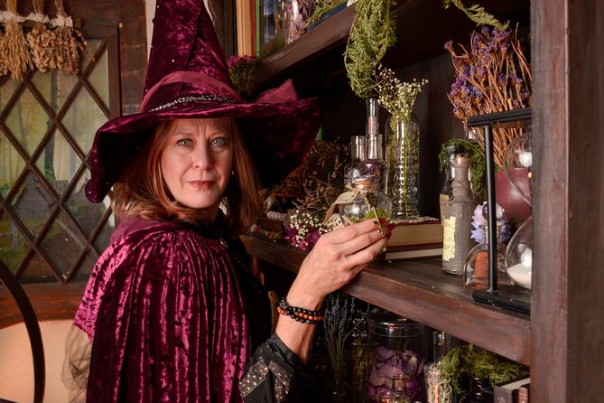 Witch Costume Photo Shoot - Witch Cottage theatrical set - What You Pay $95 For: Value Beyond the Costume